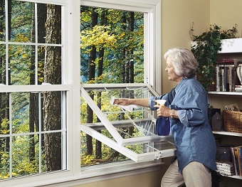 американские (английские) подъемные окна Double Hung